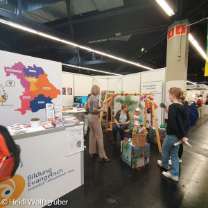 Stand auf dem Kirchentag 